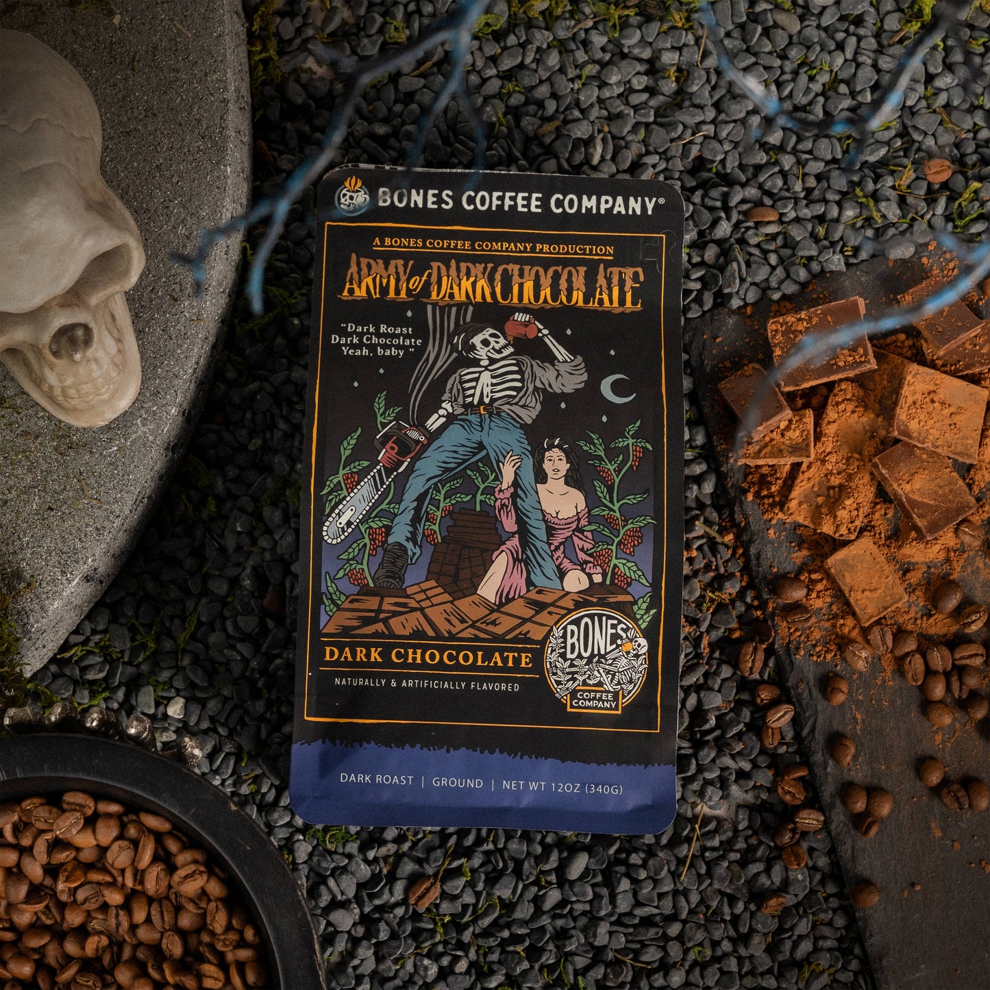 Army of Dark Chocolate Coffee | 12oz | Whole Bean & Ground: Ground