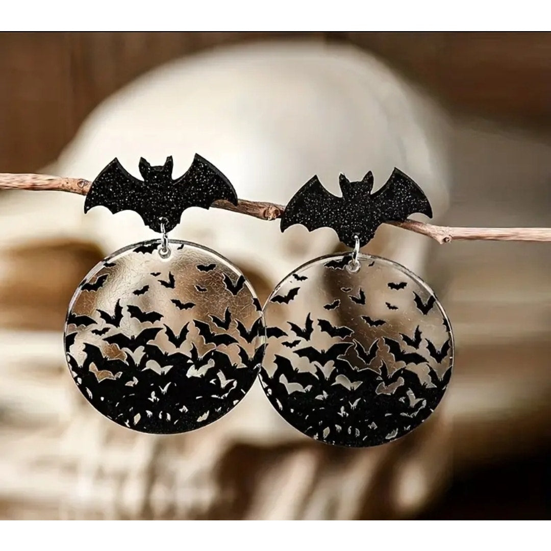 Let's get Batty Earrings Halloween Bat Earrings