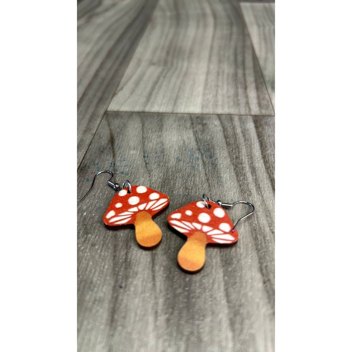 Mushroom earrings