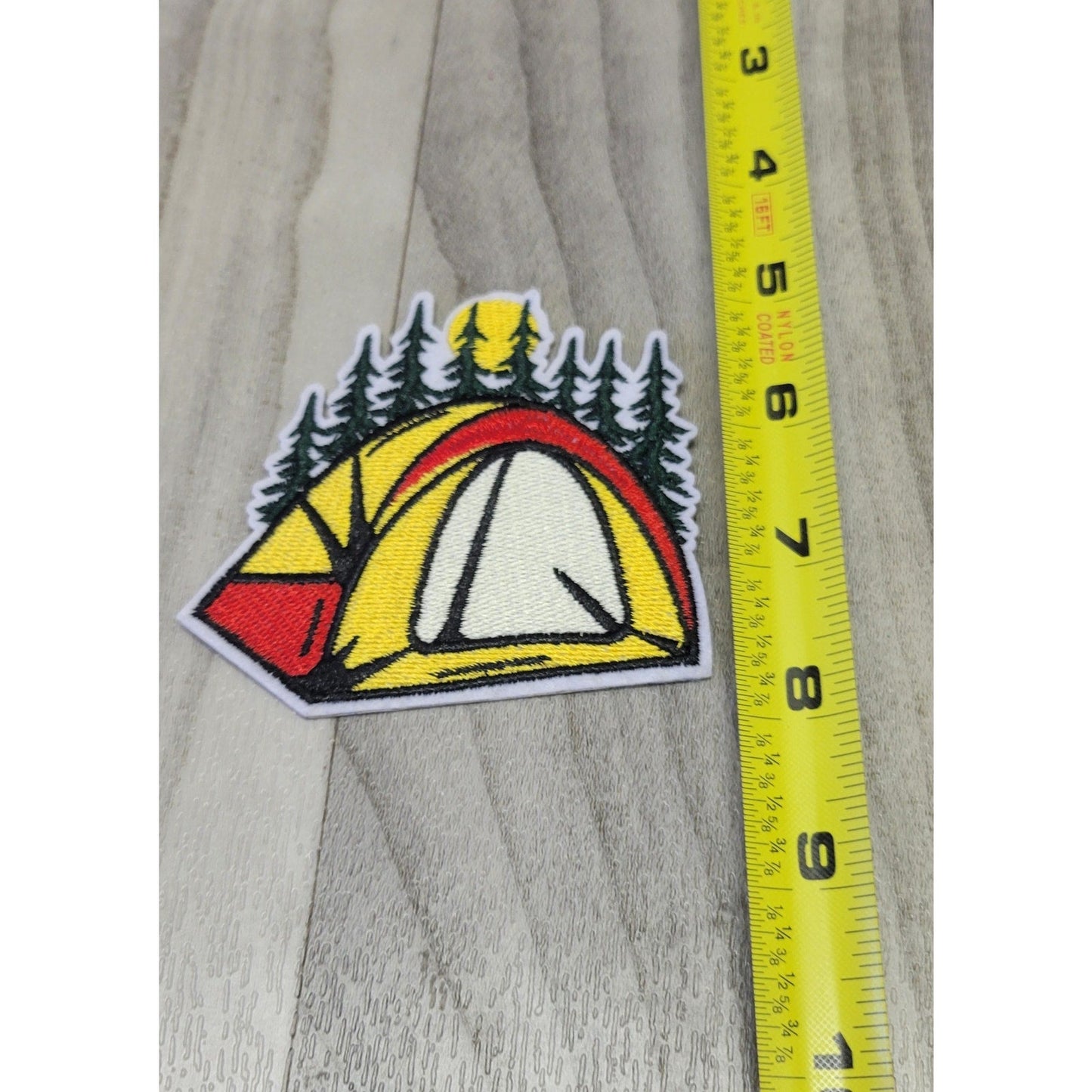 Tent Camping Embroidery Iron on Patch