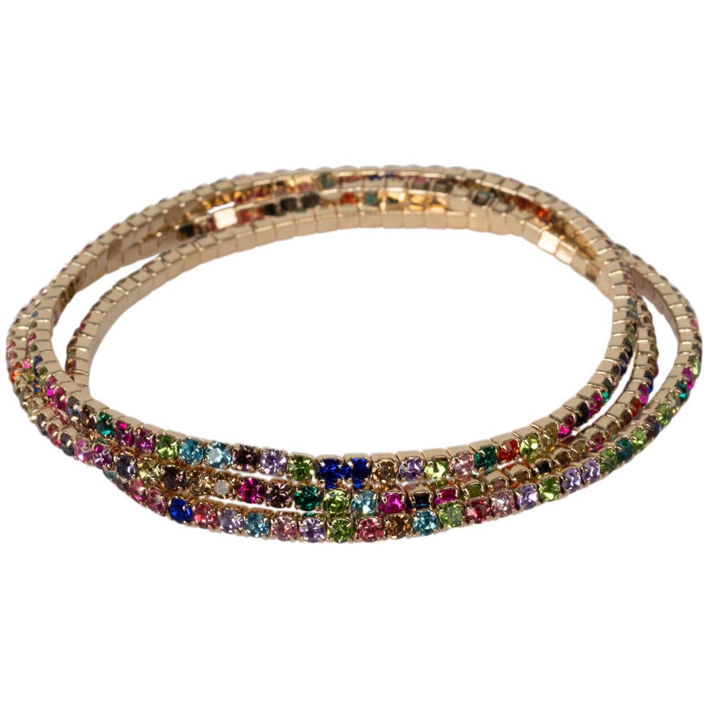 MULTI CLR STRETCH RHINESTONES