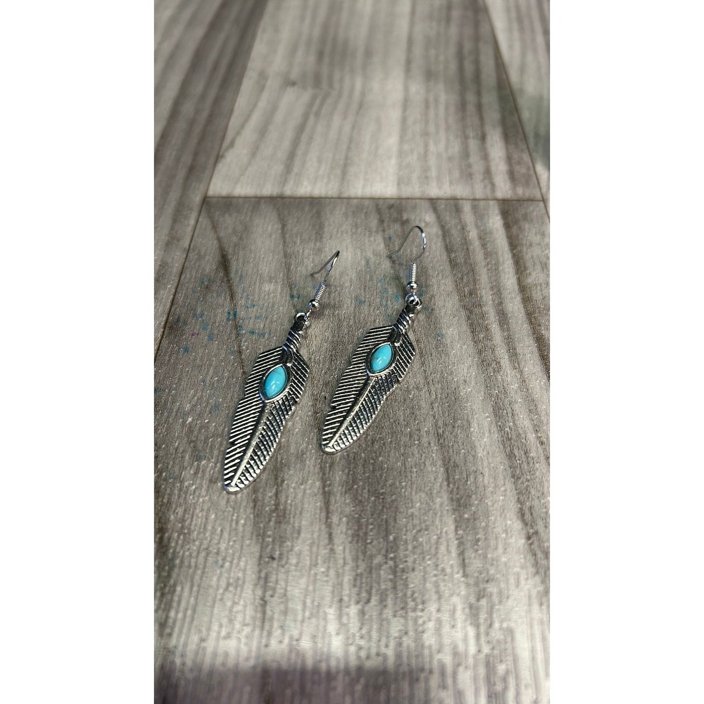 Feather earrings