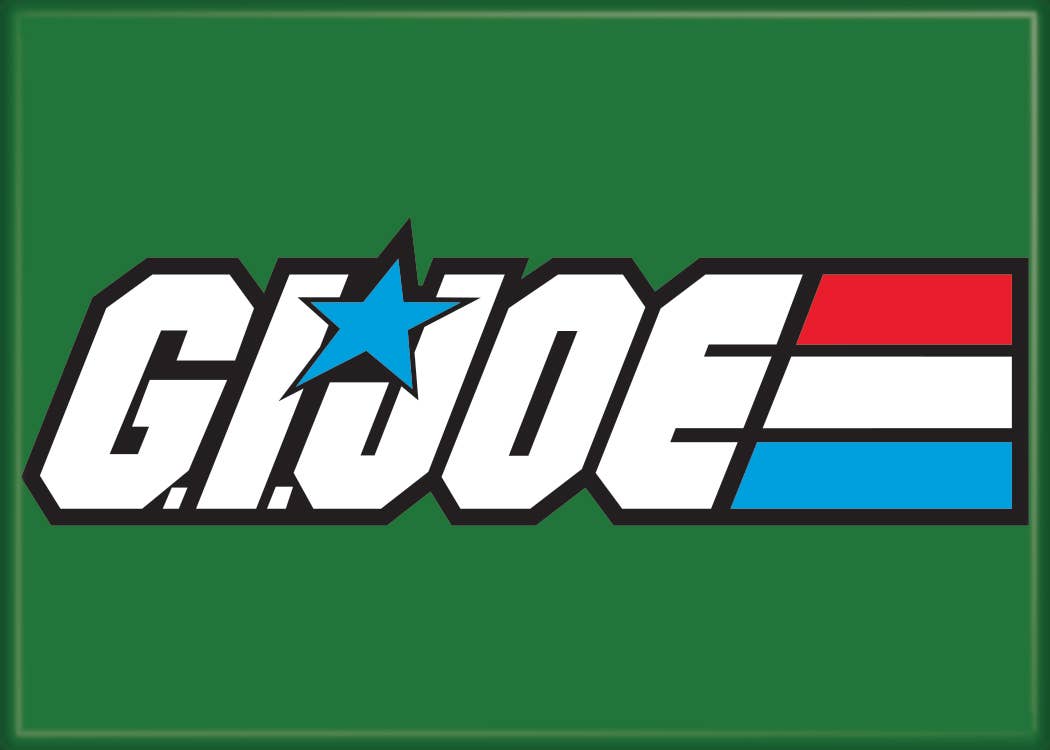 G.I. Joe Logo Magnets 2.5" X 3.5"