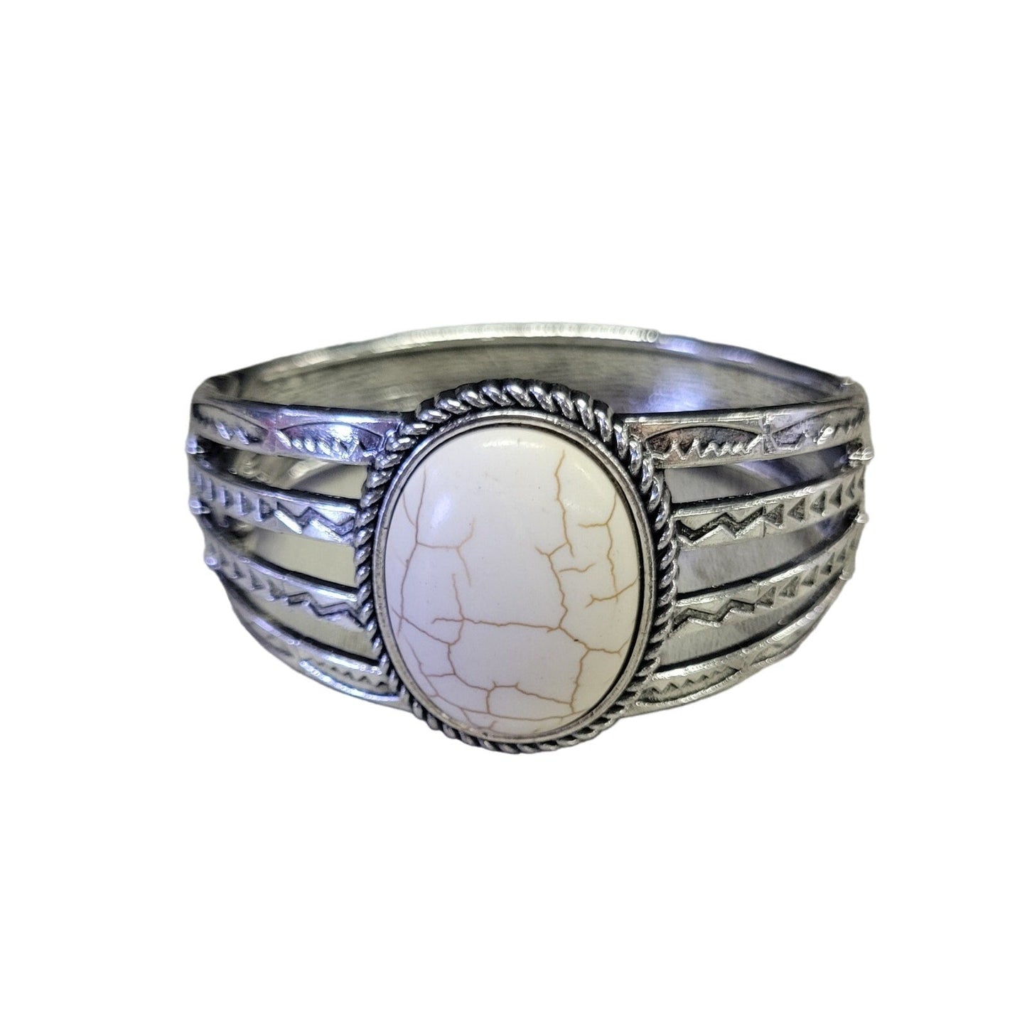 Aztec metal Cuff Bracelet