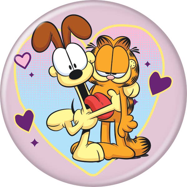 Garfield and Odie Button