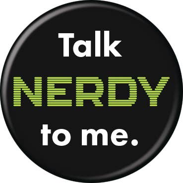 WTIA Talk Nerdy Buttons 1.25" Round