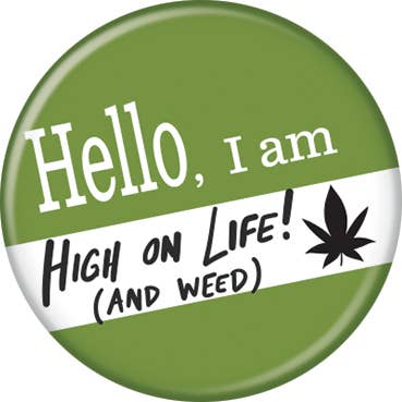Well...This Is Awkward Hello High Buttons 1.25" Round