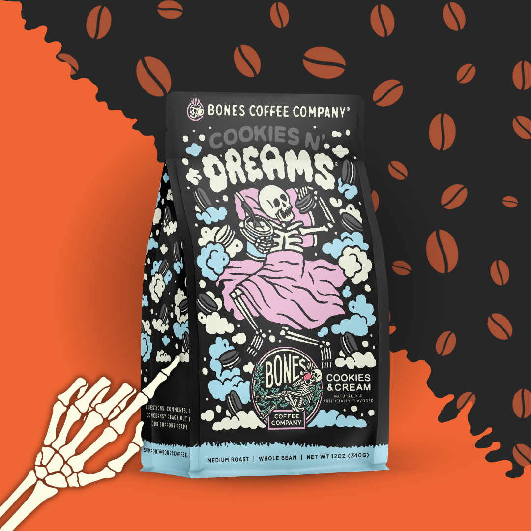 Cookies N' Dreams Coffee | 12oz | Whole Bean & Ground: Ground