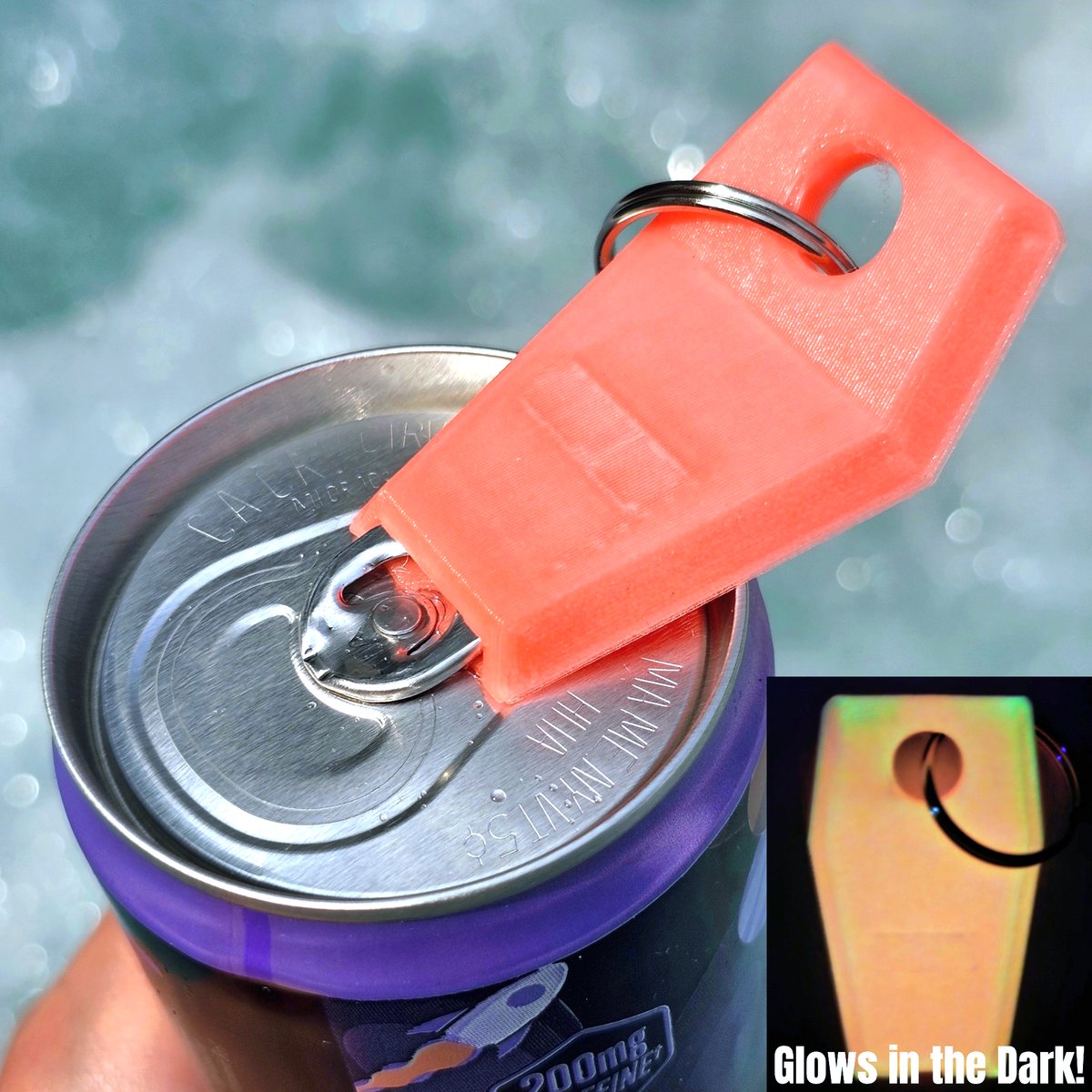 Nail Saver- Pop Top Pal- Can Tab Opener: Purple