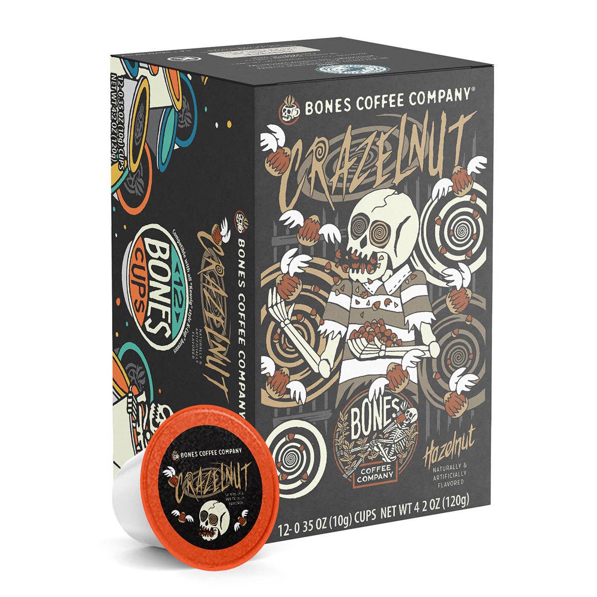 Crazelnut Coffee Pods | 12 Count | Flavored Coffee Pods