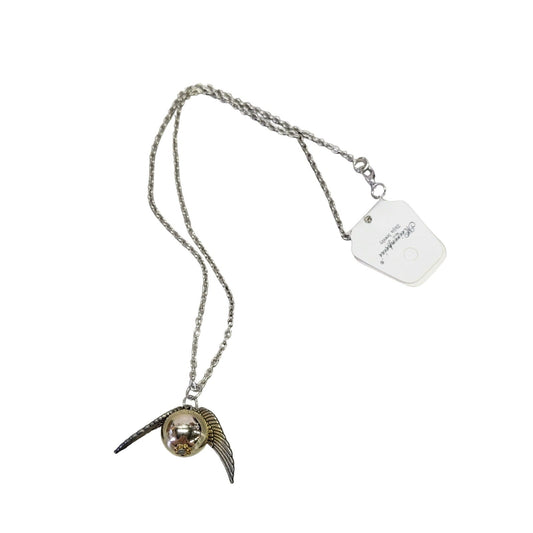 Golden Snitch on a silver 20" chain