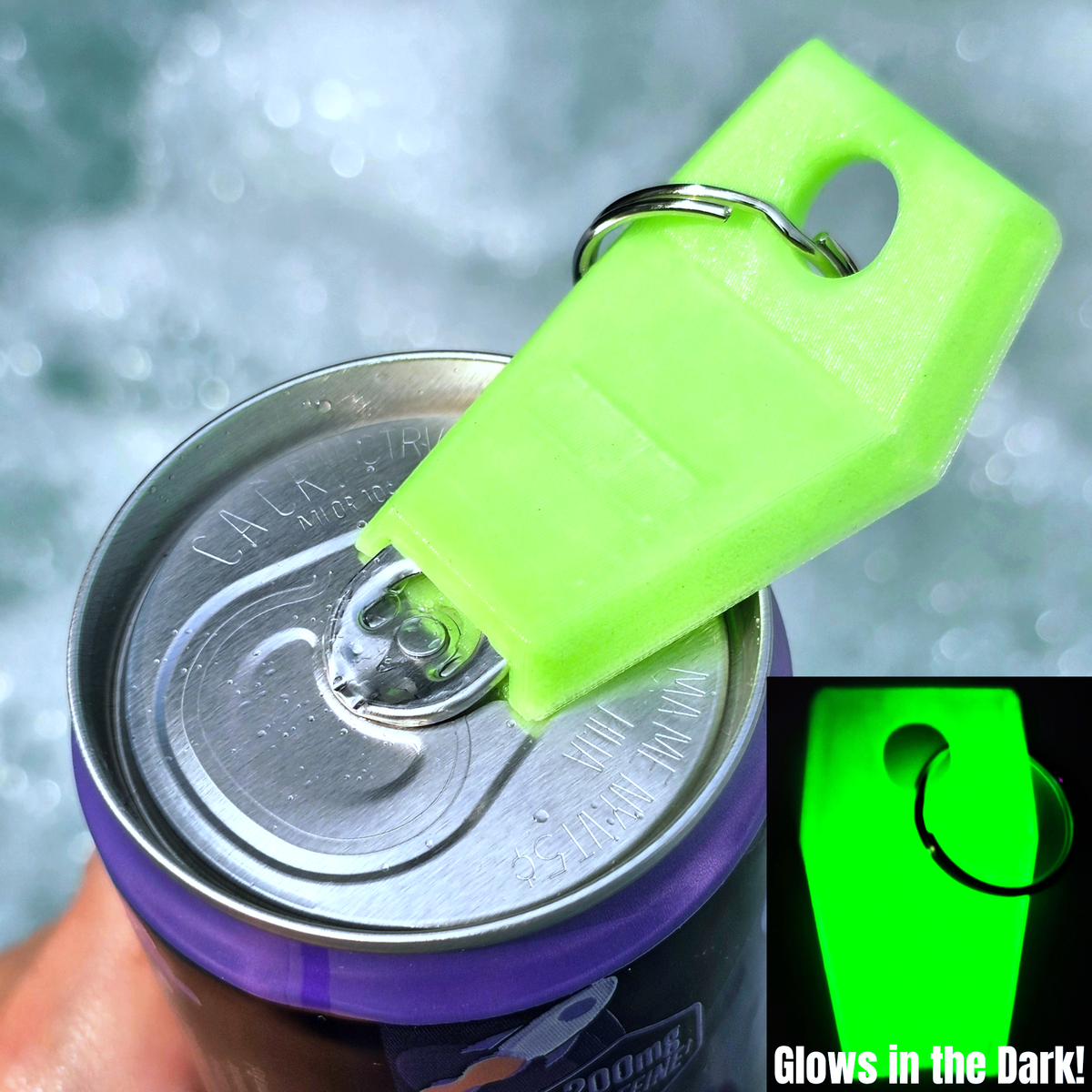 Nail Saver- Pop Top Pal- Can Tab Opener: Purple