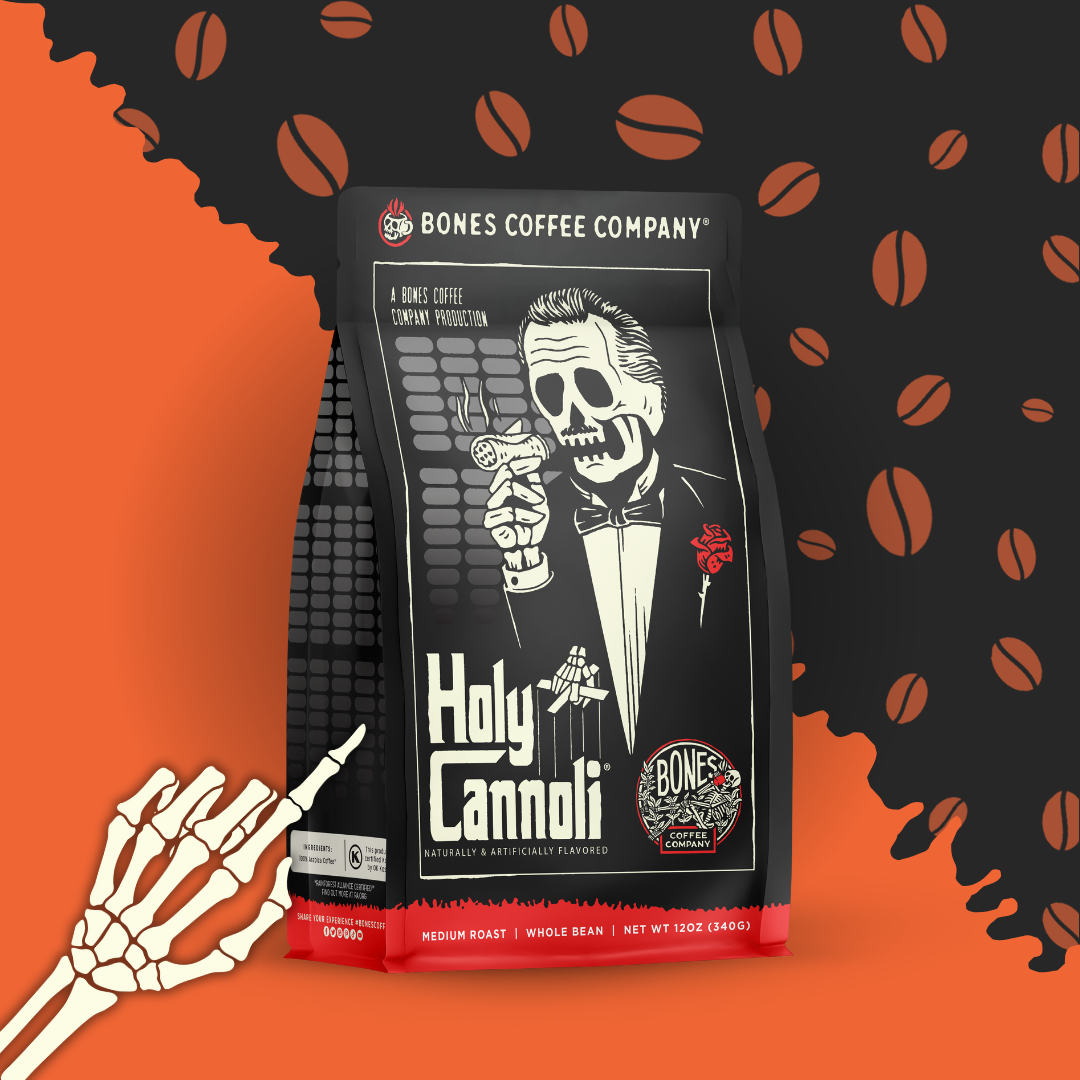 Holy Cannoli Flavored Coffee | 12oz | Whole Bean & Ground: Ground