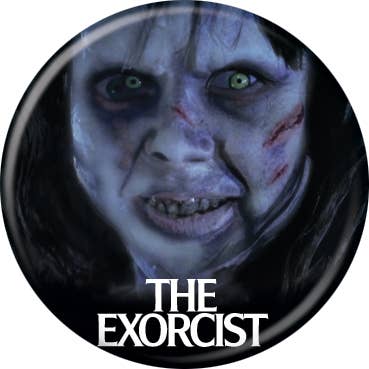 The Exorcist Regan Close Buttons 1.25" Round