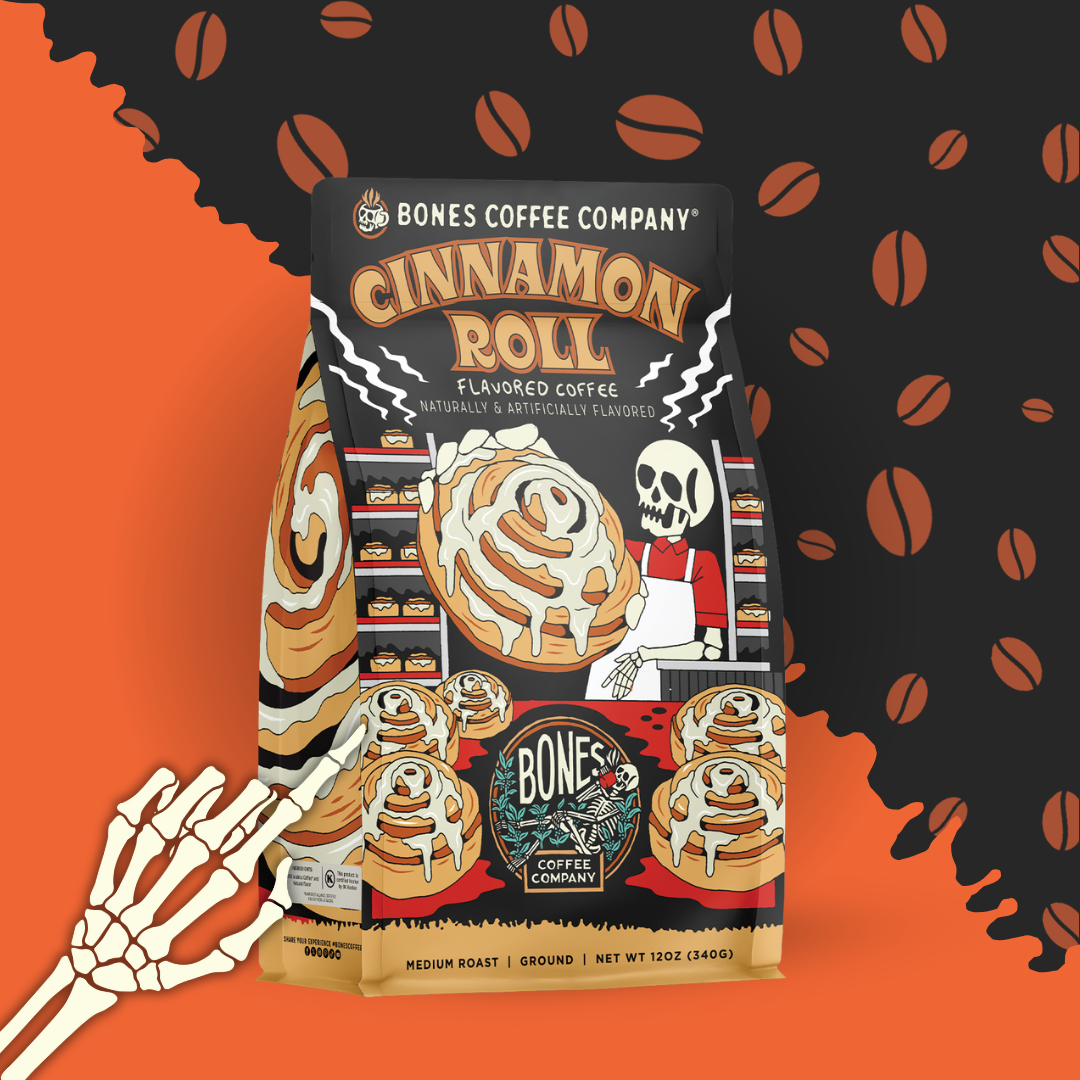 Cinnamon Roll Flavored Coffee | 12oz | Whole Bean & Ground: Ground