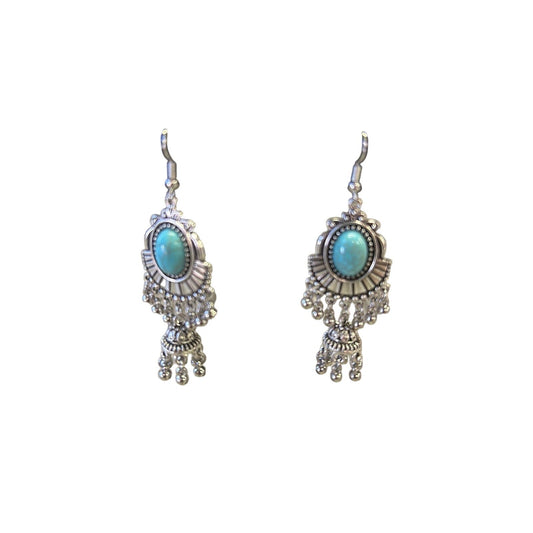 Turquoise dangly earrings