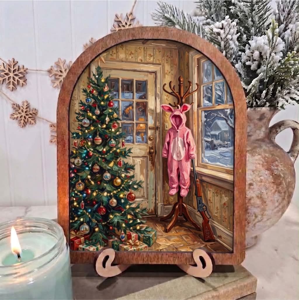 Arch Framed Art - A Christmas Story Home Christmas: 8x10