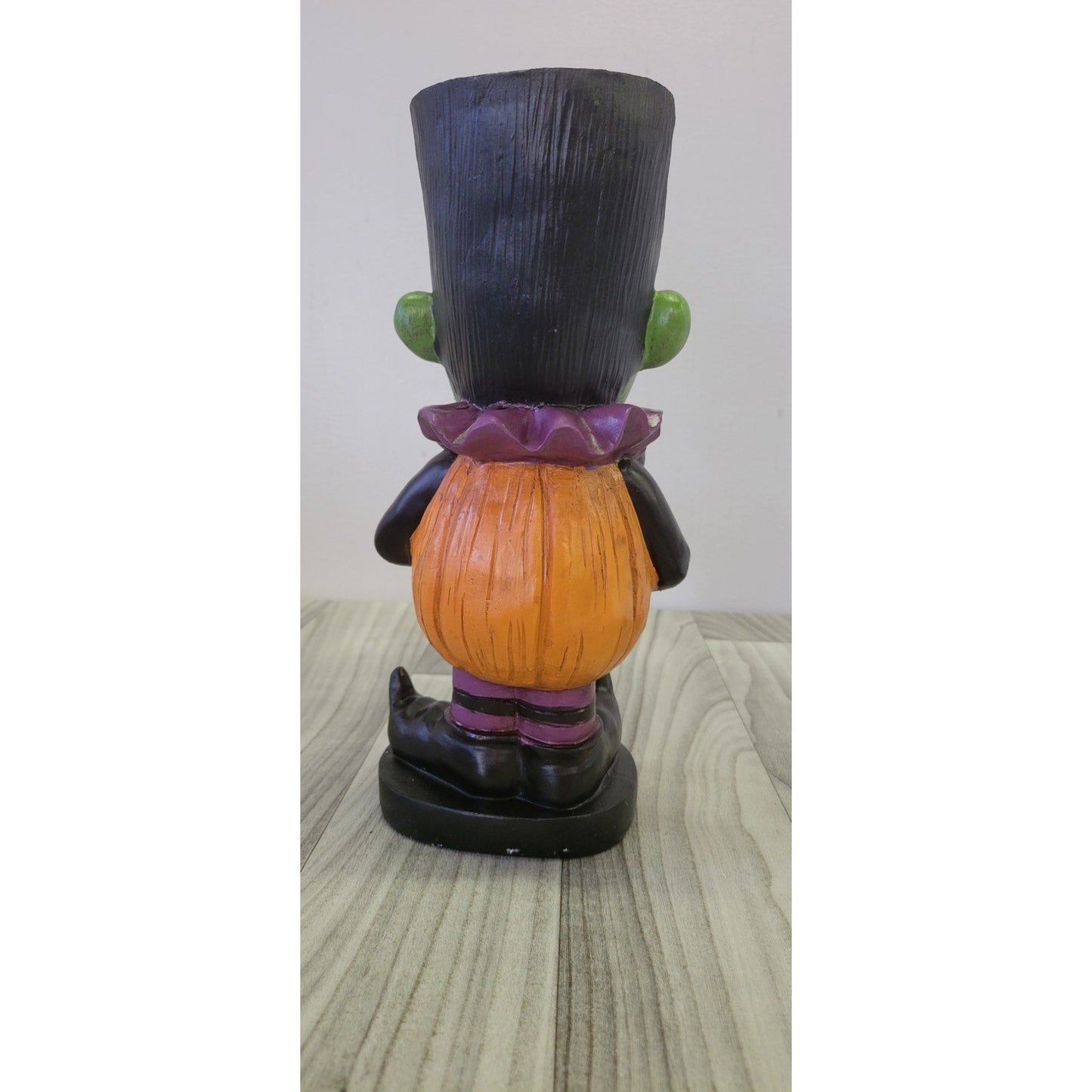 Resin Frankenstein in Pumpkin Suit