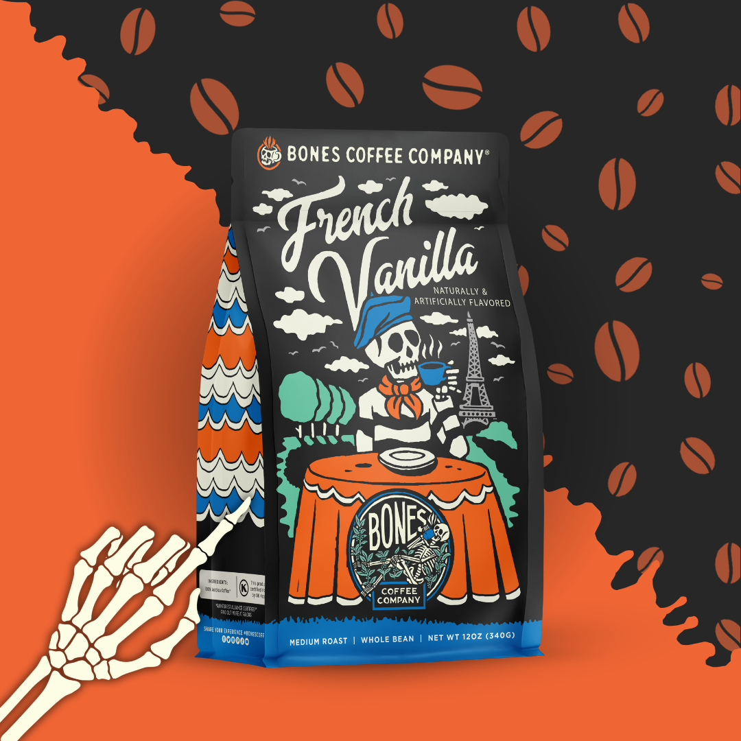 French Vanilla Flavored Coffee | 12oz | Whole Bean & Ground: Ground