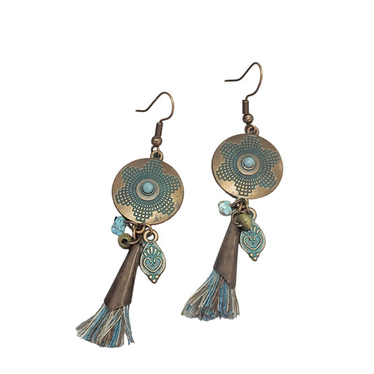 Bohemian Tassel dangle earrings