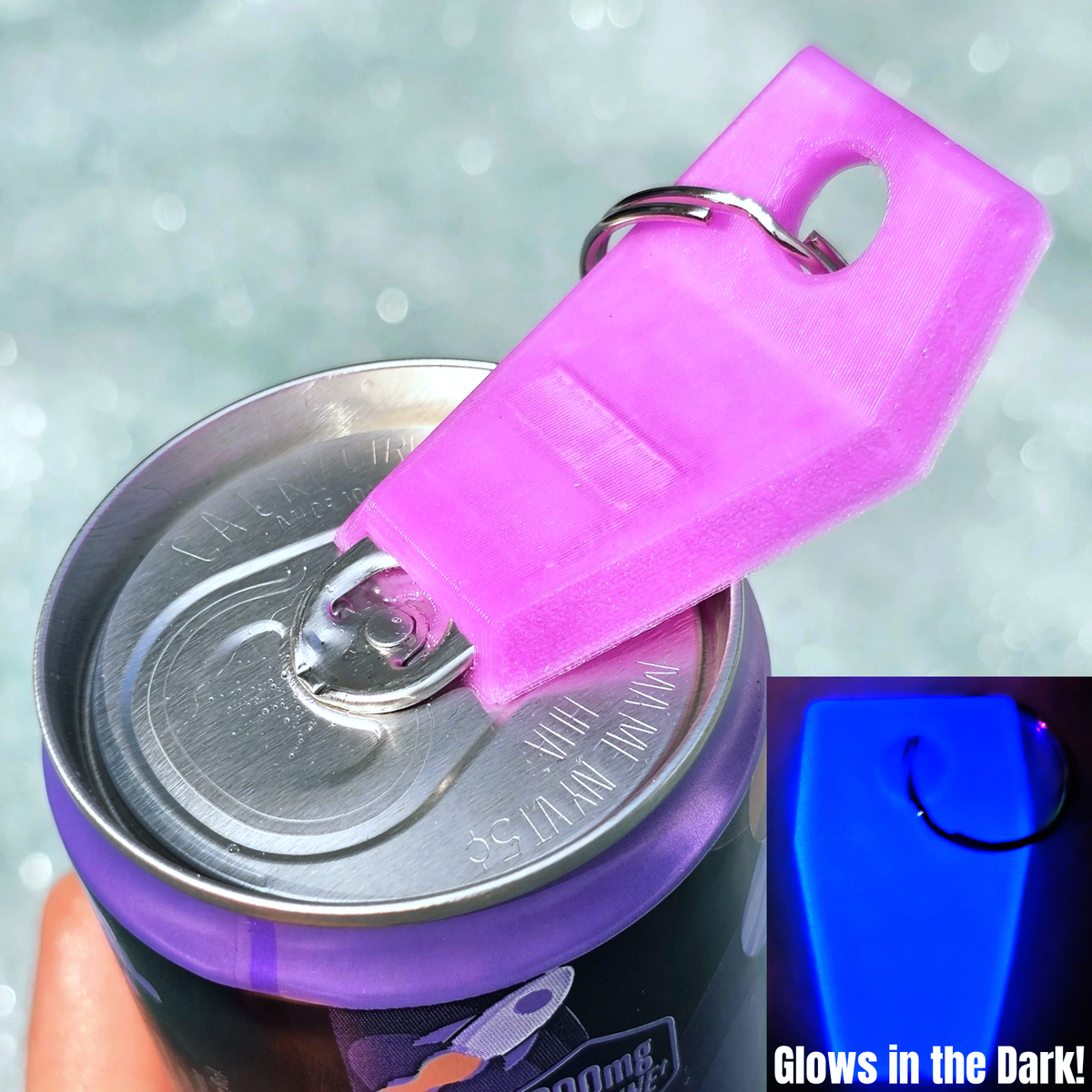Nail Saver- Pop Top Pal- Can Tab Opener: Purple