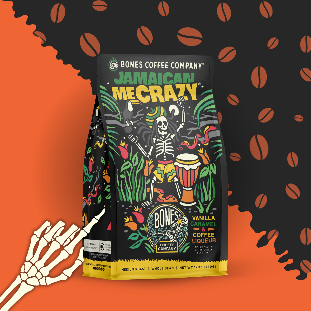 Jamaican Me Crazy® Coffee | 12oz | Whole Bean & Ground: Ground