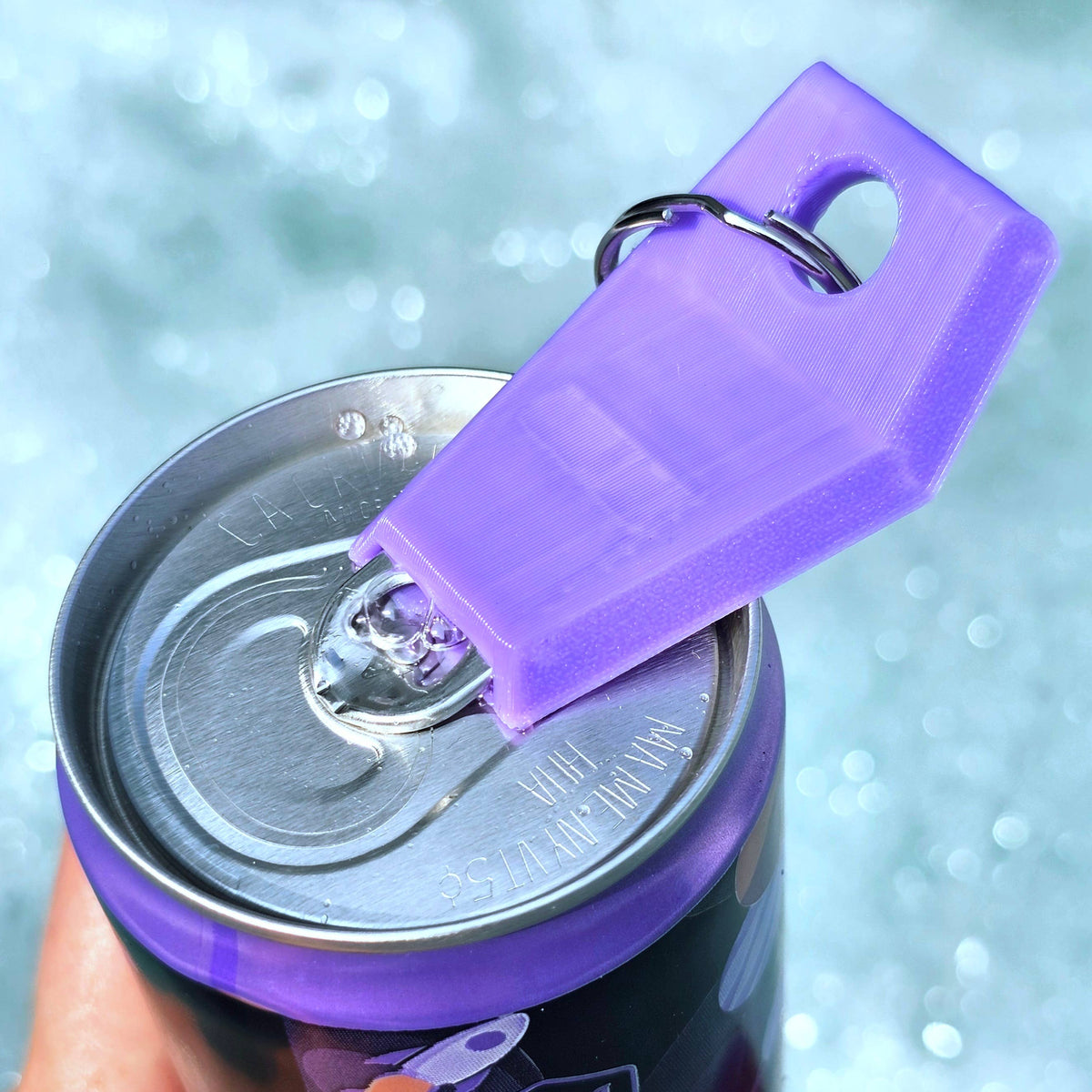 Nail Saver- Pop Top Pal- Can Tab Opener: Purple