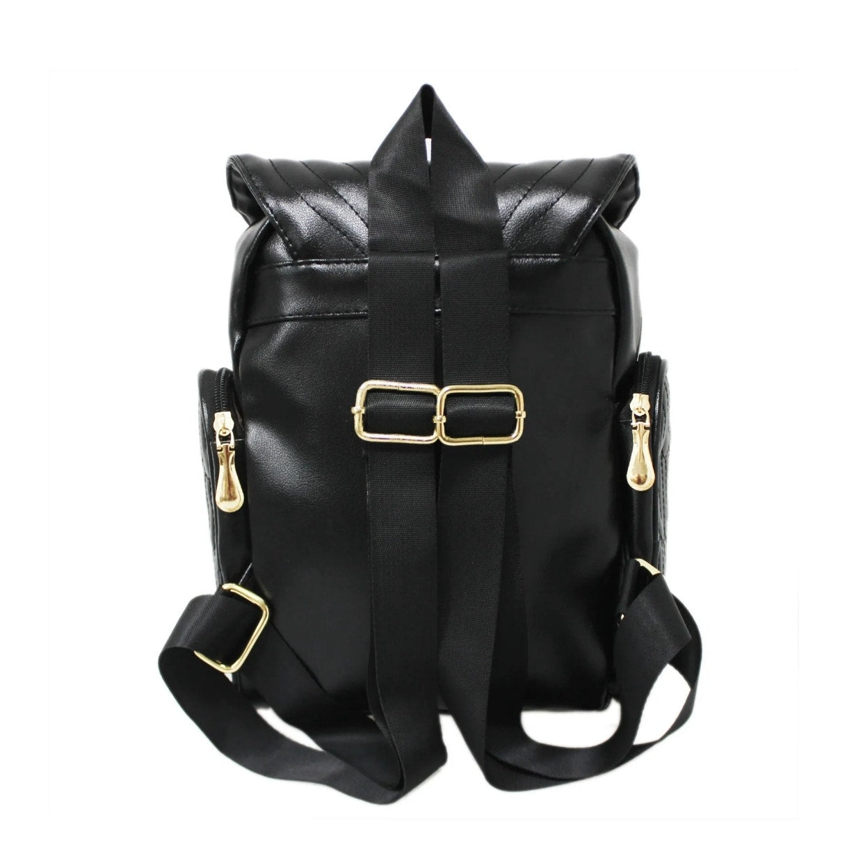 Black Owl Flap Backpack NWT