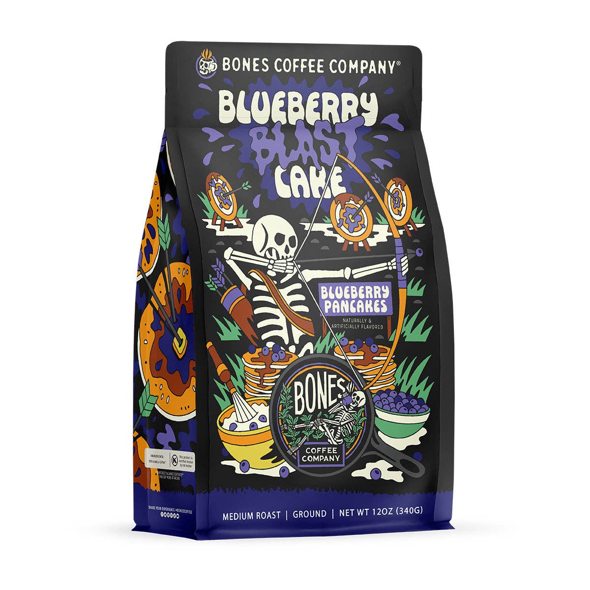 Blueberry Blast Cake Coffee | 12oz | Whole Bean & Ground: Ground