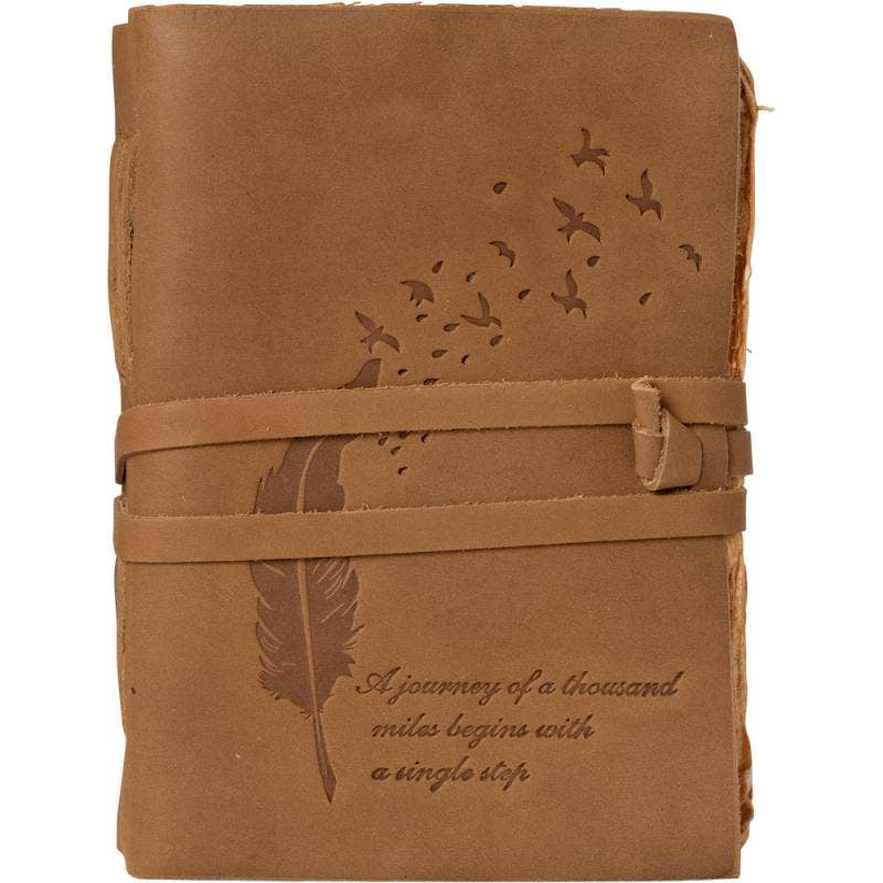 JOURNEY OF A THOUSAND MILES LEATHER JOURNAL