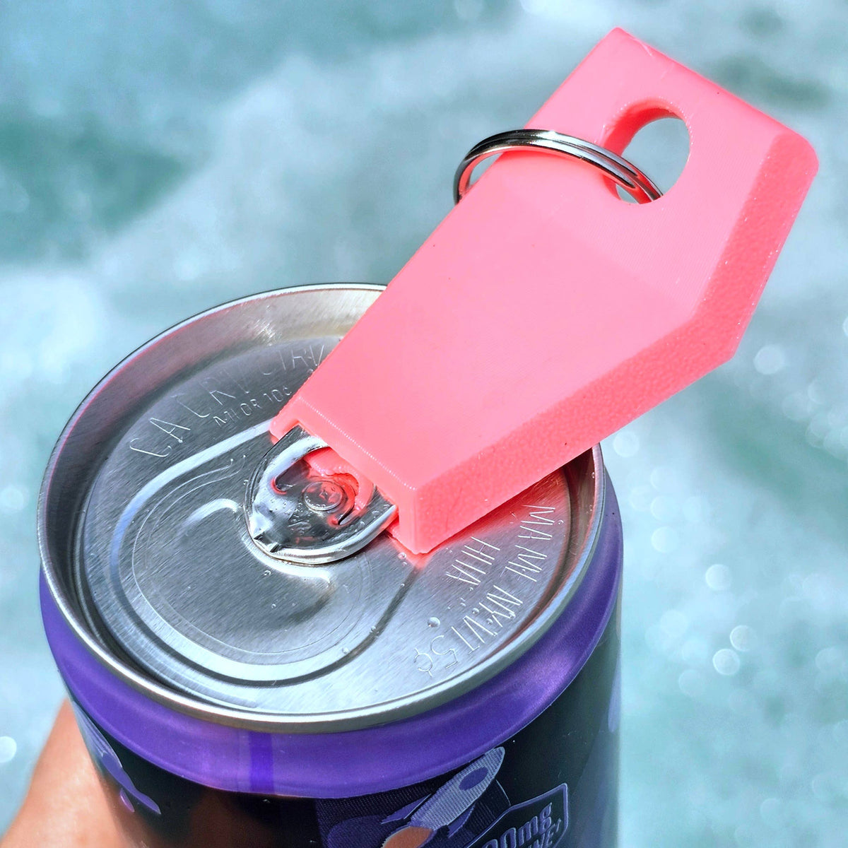 Nail Saver- Pop Top Pal- Can Tab Opener: Purple