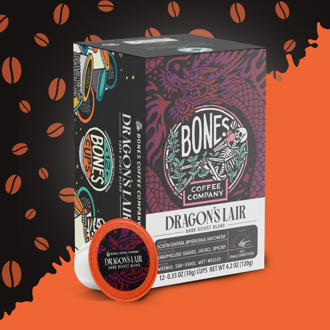 Dragon's Lair Coffee Pods | 12 Count | Flavored Coffee