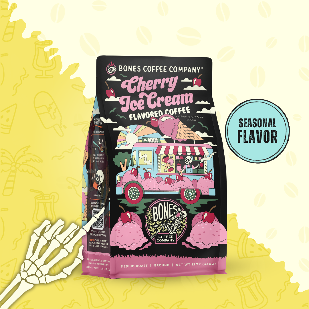 Cherry Ice Cream Coffee | 12oz | Whole Bean & Ground: Ground