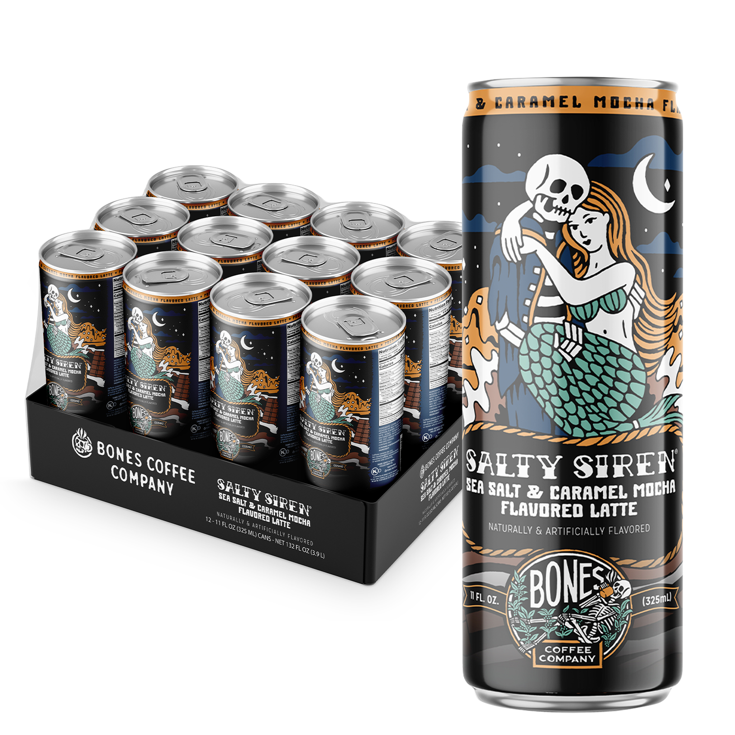 Salty Siren Latte | 12-Pack | Flavored Coffee: 12-Pack