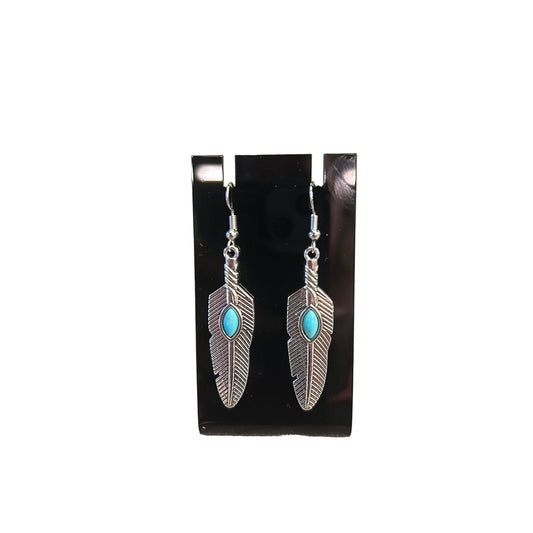 Feather earrings