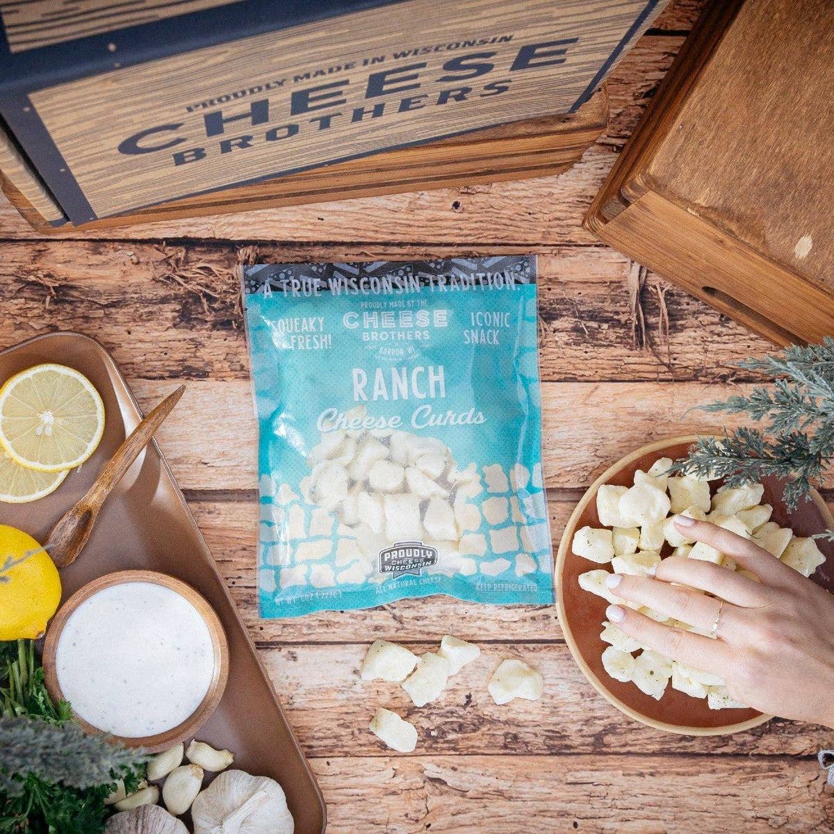 Wisconsin Cheese Curds Sampler (8-Pack)