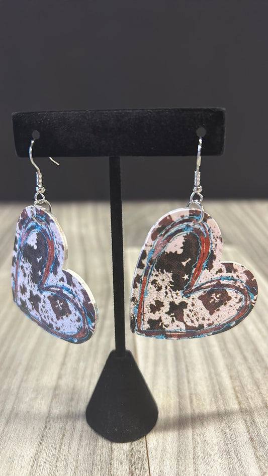 New heart shaped earrings